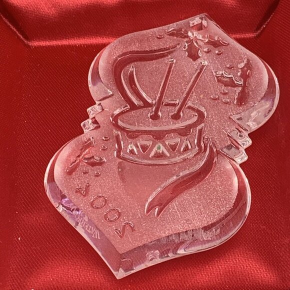 Waterford Songs of Christmas Ornament Little Drummer Boy 2004 9th Edition - Picture 3 of 3